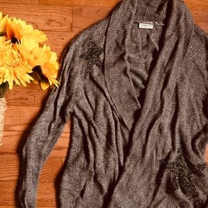 Metallic Star Detail Cardigan